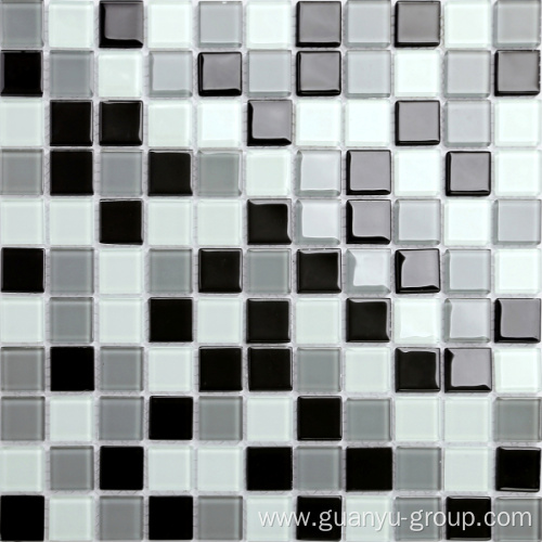 Glass Pure Color Mixed Mosaic